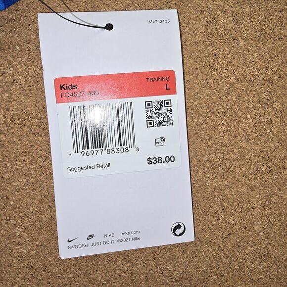 New Nike Kids Dri-FIT Girls Boys High Rise Shorts Youth Large Lined Running C11 - Picture 7 of 9